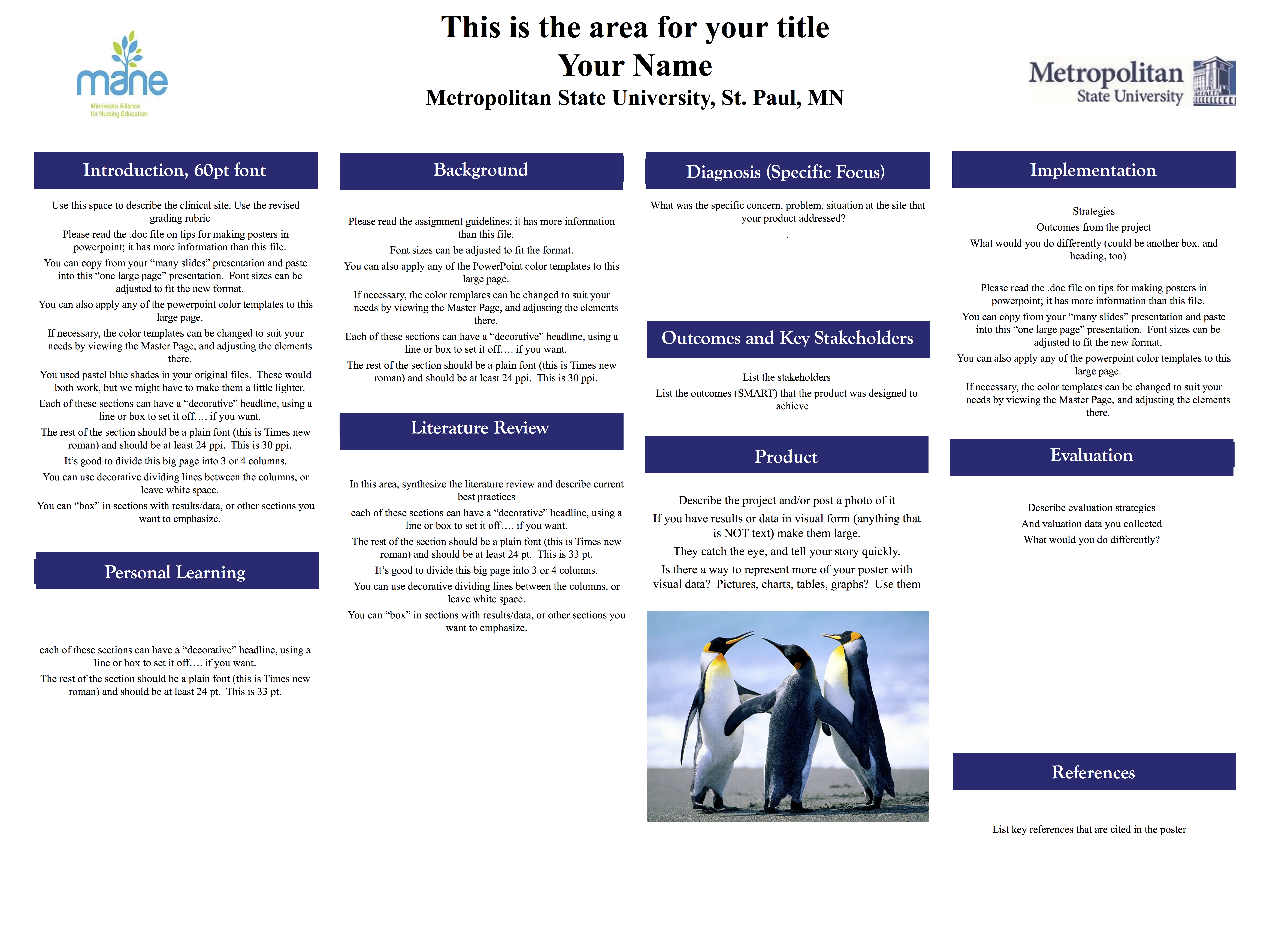 clinical poster presentation template