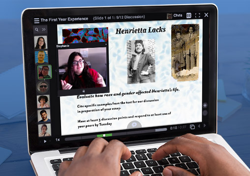 Screenshot of a video comment on a PowerPoint slide.